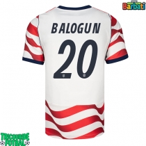 Echipament fotbal Statele Unite Folarin Balogun #20 Tricou Acasa Mondial 2026 maneca scurta