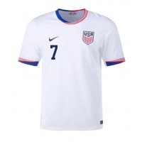 Echipament fotbal Statele Unite Giovanni Reyna #7 Tricou Acasa Copa America 2024 maneca scurta