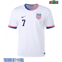 Echipament fotbal Statele Unite Giovanni Reyna #7 Tricou Acasa Copa America 2024 maneca scurta