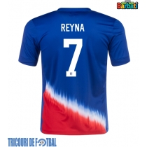 Echipament fotbal Statele Unite Giovanni Reyna #7 Tricou Deplasare Copa America 2024 maneca scurta