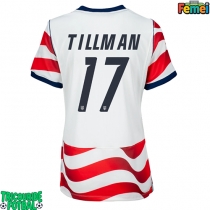 Echipament fotbal Statele Unite Malik Tillman #17 Tricou Acasa Mondial 2026 pentru femei maneca scurta