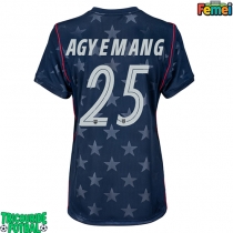 Echipament fotbal Statele Unite Patrick Agyemang #25 Tricou Deplasare Mondial 2026 pentru femei maneca scurta