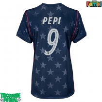 Echipament fotbal Statele Unite Ricardo Pepi #9 Tricou Deplasare Mondial 2026 pentru femei maneca scurta