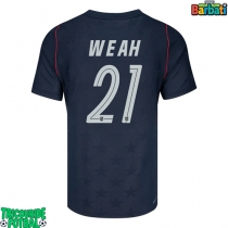 Echipament fotbal Statele Unite Timothy Weah #21 Tricou Deplasare Mondial 2026 maneca scurta