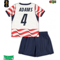 Echipament fotbal Statele Unite Tyler Adams #4 Tricou Acasa Mondial 2026 pentru copii maneca scurta (+ Pantaloni scurti)