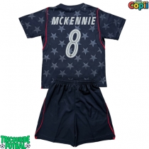 Echipament fotbal Statele Unite Weston McKennie #8 Tricou Deplasare Mondial 2026 pentru copii maneca scurta (+ Pantaloni scurti)