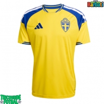 Echipament fotbal Suedia Tricou Acasa Mondial 2026 maneca scurta