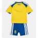 Echipament fotbal Suedia Tricou Acasa Mondial 2026 pentru copii maneca scurta (+ Pantaloni scurti)