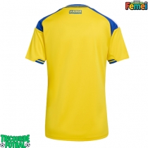 Echipament fotbal Suedia Tricou Acasa Mondial 2026 pentru femei maneca scurta