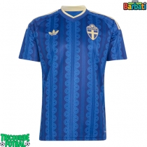 Echipament fotbal Suedia Tricou Deplasare Mondial 2026 maneca scurta