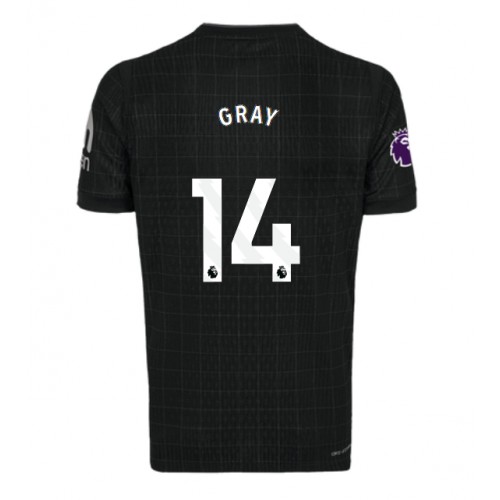 Echipament fotbal Tottenham Hotspur Archie Gray #14 Tricou Deplasare 2025-26 maneca scurta Echipament fotbal Tottenham Hotspur Archie Gray #14 Tricou Deplasare 2025-26 maneca scurta