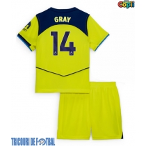 Echipament fotbal Tottenham Hotspur Archie Gray #14 Tricou Treilea 2025-26 pentru copii maneca scurta (+ Pantaloni scurti)