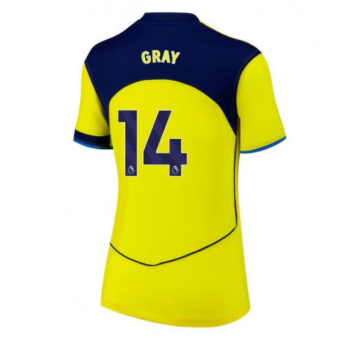 Echipament fotbal Tottenham Hotspur Archie Gray #14 Tricou Treilea 2025-26 pentru femei maneca scurta Echipament fotbal Tottenham Hotspur Archie Gray #14 Tricou Treilea 2025-26 pentru femei maneca scurta