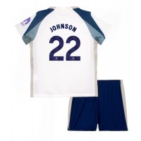 Echipament fotbal Tottenham Hotspur Brennan Johnson #22 Tricou Acasa 2025-26 pentru copii maneca scurta (+ Pantaloni scurti)