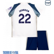 Echipament fotbal Tottenham Hotspur Brennan Johnson #22 Tricou Acasa 2025-26 pentru copii maneca scurta (+ Pantaloni scurti)