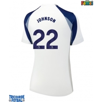 Echipament fotbal Tottenham Hotspur Brennan Johnson #22 Tricou Acasa 2025-26 pentru femei maneca scurta