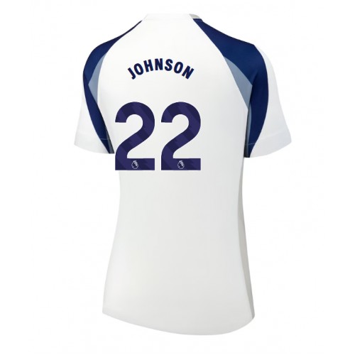 Echipament fotbal Tottenham Hotspur Brennan Johnson #22 Tricou Acasa 2025-26 pentru femei maneca scurta Echipament fotbal Tottenham Hotspur Brennan Johnson #22 Tricou Acasa 2025-26 pentru femei maneca scurta