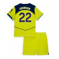 Echipament fotbal Tottenham Hotspur Brennan Johnson #22 Tricou Treilea 2025-26 pentru copii maneca scurta (+ Pantaloni scurti)