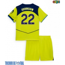 Echipament fotbal Tottenham Hotspur Brennan Johnson #22 Tricou Treilea 2025-26 pentru copii maneca scurta (+ Pantaloni scurti)