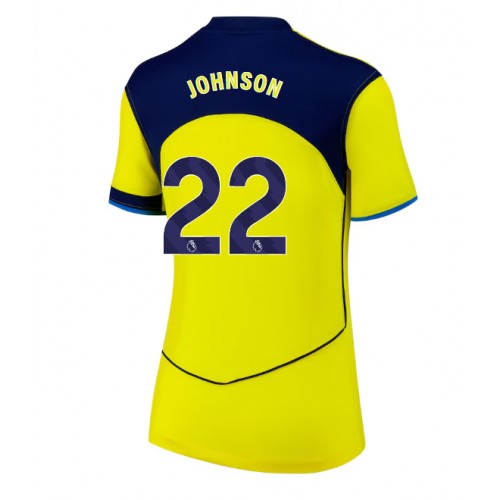 Echipament fotbal Tottenham Hotspur Brennan Johnson #22 Tricou Treilea 2025-26 pentru femei maneca scurta Echipament fotbal Tottenham Hotspur Brennan Johnson #22 Tricou Treilea 2025-26 pentru femei maneca scurta