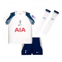 Echipament fotbal Tottenham Hotspur Cristian Romero #17 Tricou Acasa 2025-26 pentru copii maneca scurta (+ Pantaloni scurti)