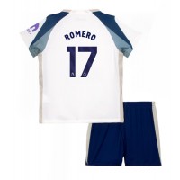 Echipament fotbal Tottenham Hotspur Cristian Romero #17 Tricou Acasa 2025-26 pentru copii maneca scurta (+ Pantaloni scurti)