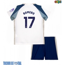 Echipament fotbal Tottenham Hotspur Cristian Romero #17 Tricou Acasa 2025-26 pentru copii maneca scurta (+ Pantaloni scurti)