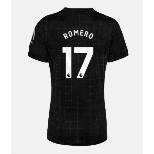 Echipament fotbal Tottenham Hotspur Cristian Romero #17 Tricou Deplasare 2025-26 pentru femei maneca scurta Echipament fotbal Tottenham Hotspur Cristian Romero #17 Tricou Deplasare 2025-26 pentru femei maneca scurta