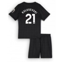 Echipament fotbal Tottenham Hotspur Dejan Kulusevski #21 Tricou Deplasare 2025-26 pentru copii maneca scurta (+ Pantaloni scurti)