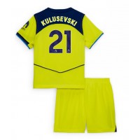 Echipament fotbal Tottenham Hotspur Dejan Kulusevski #21 Tricou Treilea 2025-26 pentru copii maneca scurta (+ Pantaloni scurti)