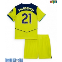 Echipament fotbal Tottenham Hotspur Dejan Kulusevski #21 Tricou Treilea 2025-26 pentru copii maneca scurta (+ Pantaloni scurti)