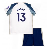 Echipament fotbal Tottenham Hotspur Destiny Udogie #13 Tricou Acasa 2025-26 pentru copii maneca scurta (+ Pantaloni scurti)