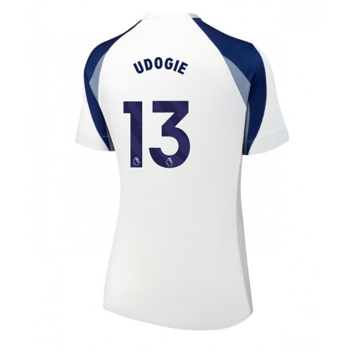 Echipament fotbal Tottenham Hotspur Destiny Udogie #13 Tricou Acasa 2025-26 pentru femei maneca scurta Echipament fotbal Tottenham Hotspur Destiny Udogie #13 Tricou Acasa 2025-26 pentru femei maneca scurta