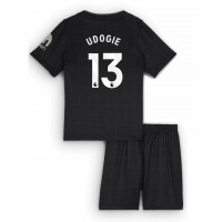 Echipament fotbal Tottenham Hotspur Destiny Udogie #13 Tricou Deplasare 2025-26 pentru copii maneca scurta (+ Pantaloni scurti)