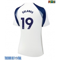 Echipament fotbal Tottenham Hotspur Dominic Solanke #19 Tricou Acasa 2025-26 pentru femei maneca scurta