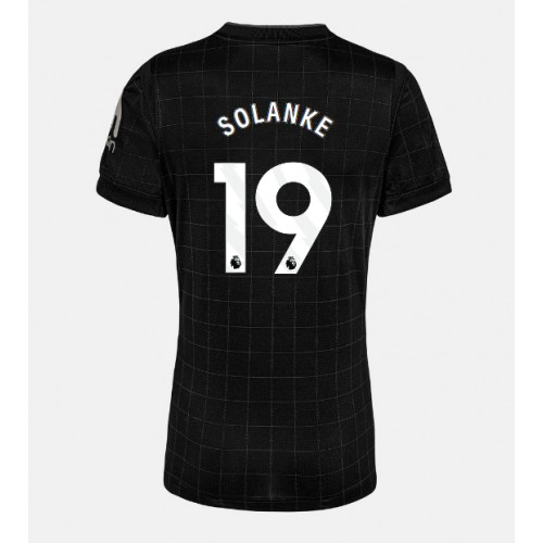 Echipament fotbal Tottenham Hotspur Dominic Solanke #19 Tricou Deplasare 2025-26 pentru femei maneca scurta Echipament fotbal Tottenham Hotspur Dominic Solanke #19 Tricou Deplasare 2025-26 pentru femei maneca scurta