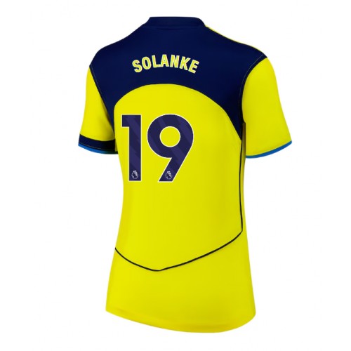 Echipament fotbal Tottenham Hotspur Dominic Solanke #19 Tricou Treilea 2025-26 pentru femei maneca scurta Echipament fotbal Tottenham Hotspur Dominic Solanke #19 Tricou Treilea 2025-26 pentru femei maneca scurta