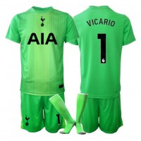 Echipament fotbal Tottenham Hotspur Guglielmo Vicario #1 Portar Tricou Acasa 2025-26 pentru copii maneca scurta (+ Pantaloni scurti)