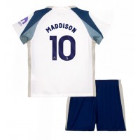 Echipament fotbal Tottenham Hotspur James Maddison #10 Tricou Acasa 2025-26 pentru copii maneca scurta (+ Pantaloni scurti)