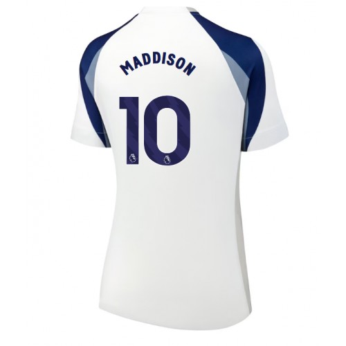 Echipament fotbal Tottenham Hotspur James Maddison #10 Tricou Acasa 2025-26 pentru femei maneca scurta Echipament fotbal Tottenham Hotspur James Maddison #10 Tricou Acasa 2025-26 pentru femei maneca scurta