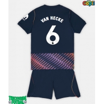 Echipament fotbal Tottenham Hotspur Jan Paul van Hecke #6 Tricou Deplasare 2026-27 pentru copii maneca scurta (+ Pantaloni scurti)