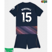 Echipament fotbal Tottenham Hotspur Lucas Bergvall #15 Tricou Deplasare 2026-27 pentru copii maneca scurta (+ Pantaloni scurti)