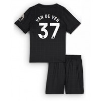 Echipament fotbal Tottenham Hotspur Micky van de Ven #37 Tricou Deplasare 2025-26 pentru copii maneca scurta (+ Pantaloni scurti)