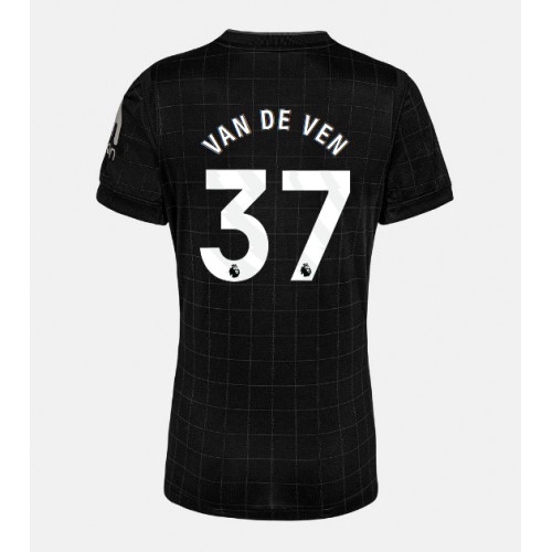 Echipament fotbal Tottenham Hotspur Micky van de Ven #37 Tricou Deplasare 2025-26 pentru femei maneca scurta Echipament fotbal Tottenham Hotspur Micky van de Ven #37 Tricou Deplasare 2025-26 pentru femei maneca scurta