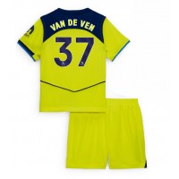 Echipament fotbal Tottenham Hotspur Micky van de Ven #37 Tricou Treilea 2025-26 pentru copii maneca scurta (+ Pantaloni scurti)