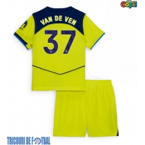 Echipament fotbal Tottenham Hotspur Micky van de Ven #37 Tricou Treilea 2025-26 pentru copii maneca scurta (+ Pantaloni scurti)