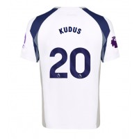 Echipament fotbal Tottenham Hotspur Mohammed Kudus #20 Tricou Acasa 2025-26 maneca scurta