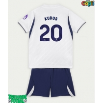 Echipament fotbal Tottenham Hotspur Mohammed Kudus #20 Tricou Acasa 2026-27 pentru copii maneca scurta (+ Pantaloni scurti)