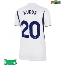 Echipament fotbal Tottenham Hotspur Mohammed Kudus #20 Tricou Acasa 2026-27 pentru femei maneca scurta