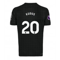 Echipament fotbal Tottenham Hotspur Mohammed Kudus #20 Tricou Deplasare 2025-26 maneca scurta